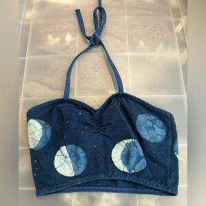 Serpent & Bow Moon Halter Top XS